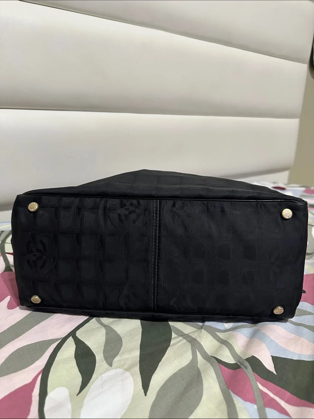 Chanel Travel Line Nylon Tote Bag